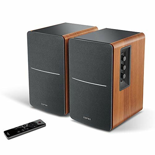 Edifier wooden speakers with remote control